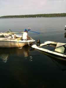 Did you know Kawartha Marine does sunken boat retrievals?